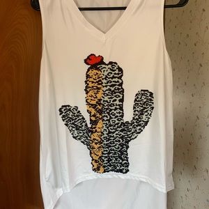 Cactus Athletic Muscle Tank NWOT